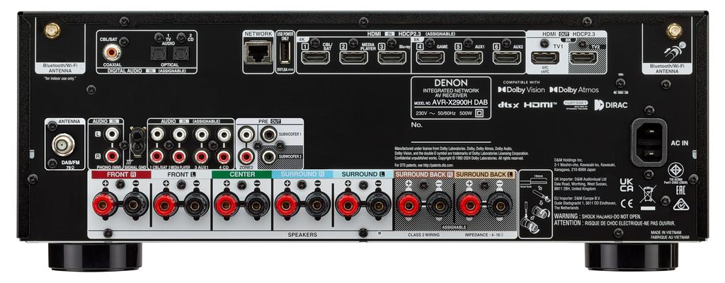Denon AVR-X2900H DAB & AVC-X3900H